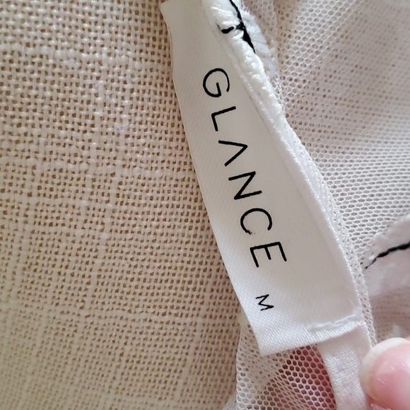 Sheer floral peplum top - Picture 5 of 5